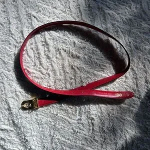 Gucci Vintage 70s Reversable Red White Leather Belt Gold Buckle 34 HTF Gucci | Accessories | Gucci Vintage 7s Reversable Red White  main image 2
